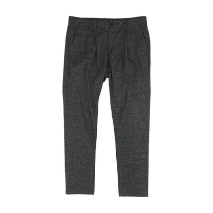 Charcoal Solid Dress Pants