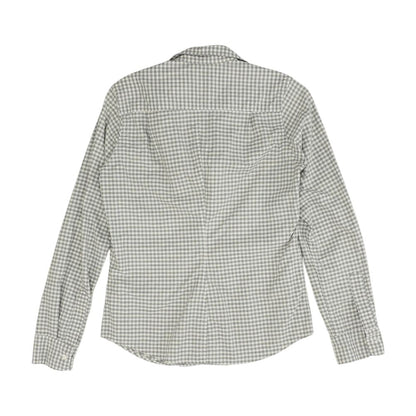 Gray Check Button Down