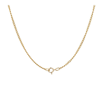 14K Gold Semi-Twist Cuban Chain