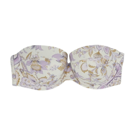 Ivory Floral Swim Top