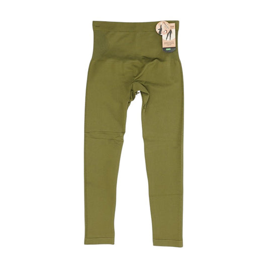 Green Solid Shapewear Leggings