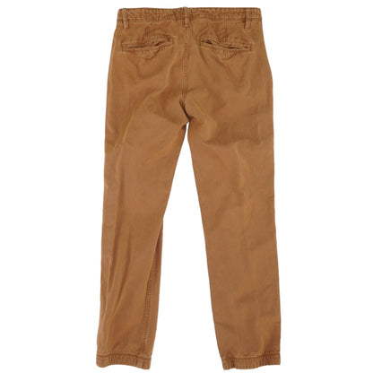 Rust Solid Chino Pants