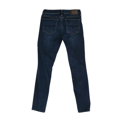 Blue Mid Rise Skinny Leg Jeans
