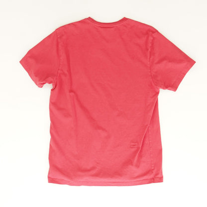 Pink Solid Crewneck T-Shirt