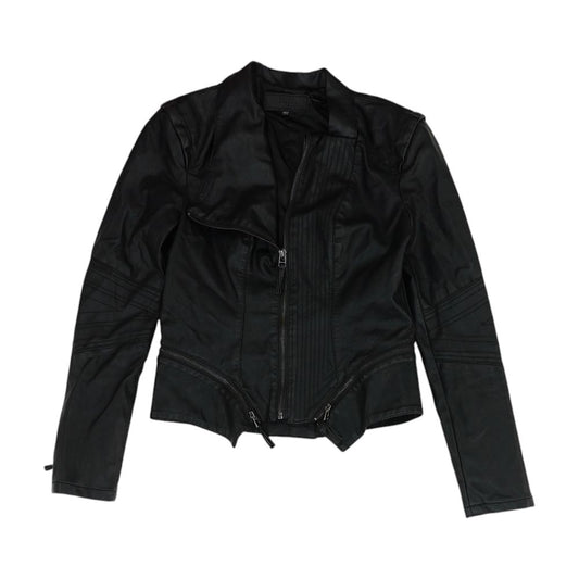 Black Faux Leather Jacket