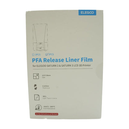 PFA Release Liner Film for Saturn 2 and Saturn 3 LCD 3D Printer