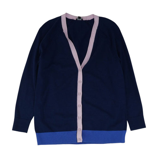 Navy Cardigan Sweater