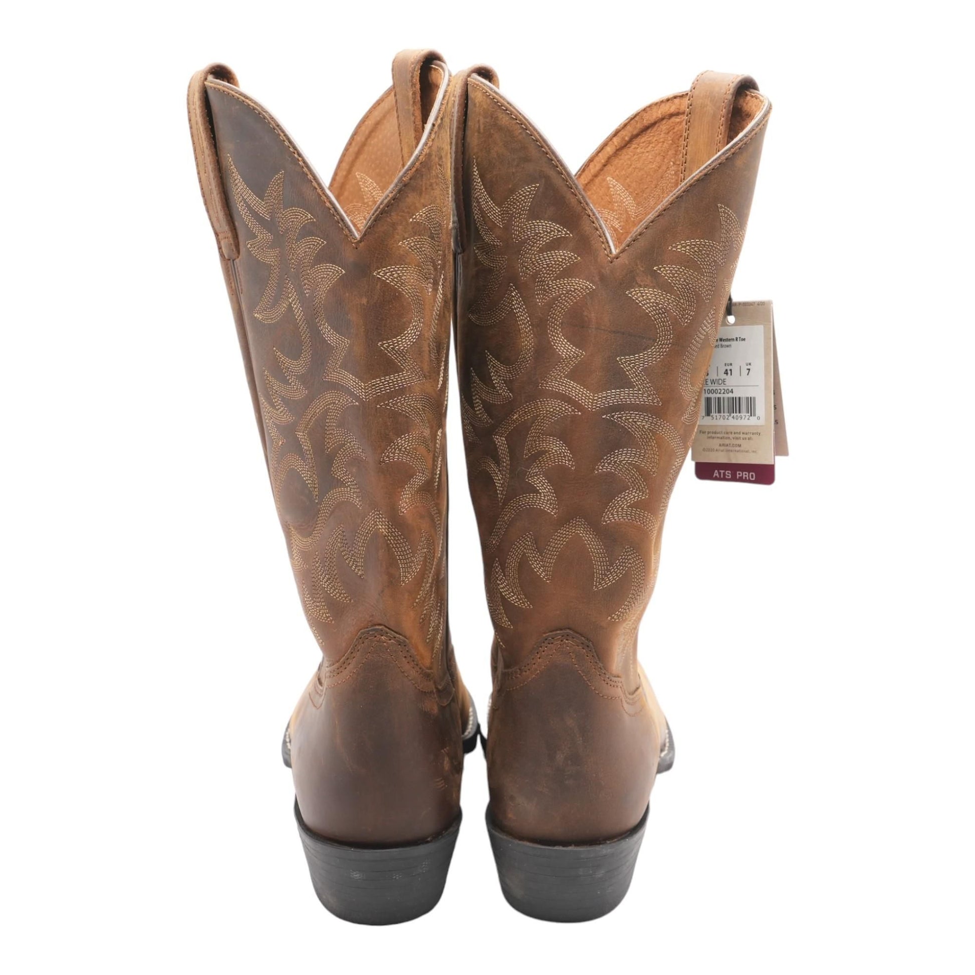 Heritage Brown Leather Western Boots – Unclaimed Baggage
