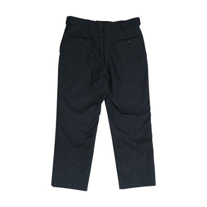 Charcoal Solid Dress Pants