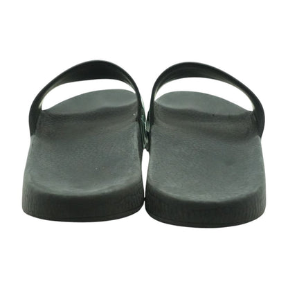 Black and Teal Athletic Slide Athletic Shoes