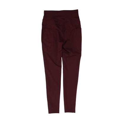 Maroon Active Leggings