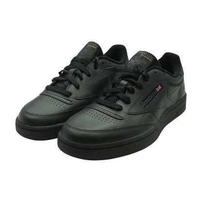 Club C 85 Black Low Top Athletic Shoes
