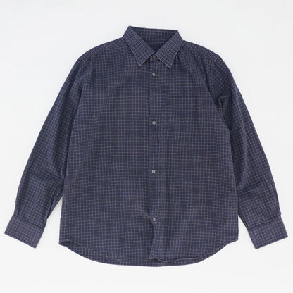 Charcoal Check Long Sleeve Button Down