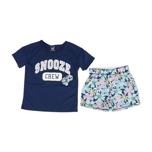 Navy Floral Set