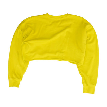 Neon Yellow Solid Sweatshirt