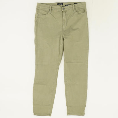 Olive Solid High Rise Skinny Leg Jeans
