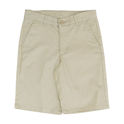 Tan Solid Chino Shorts