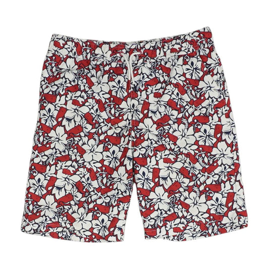 Red Tropical Swim Shorts