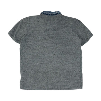 Gray Graphic Short Sleeve Polo