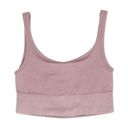 Purple Solid Tank Top