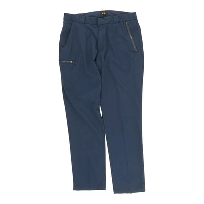 Navy Solid Active Pants