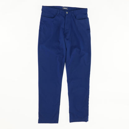Blue Solid Five Pocket Pants