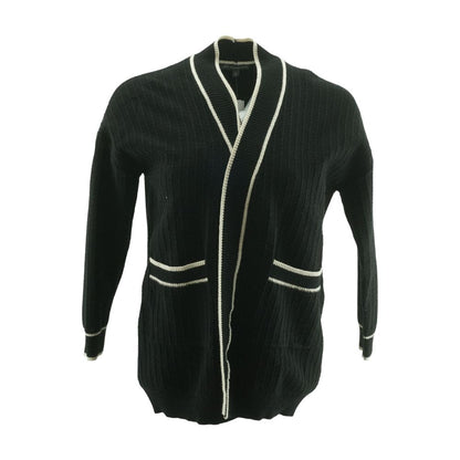 Black Cardigan Sweater