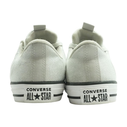 Silver Low Top Athletic Shoes