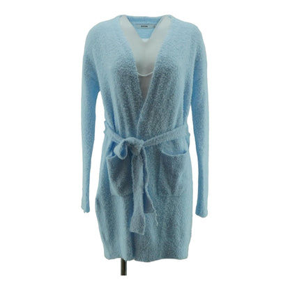 Blue Solid Robe
