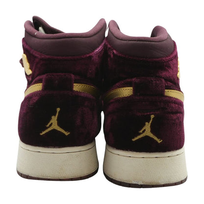 Jordan 1 Retro Burgundy High Top Athletic Shoes