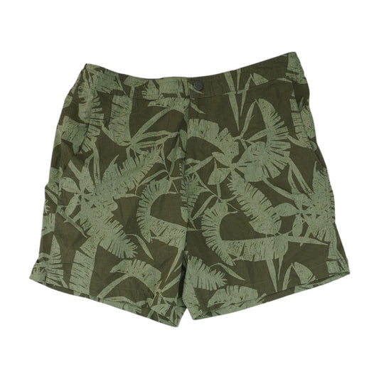 Green Graphic Swim Shorts