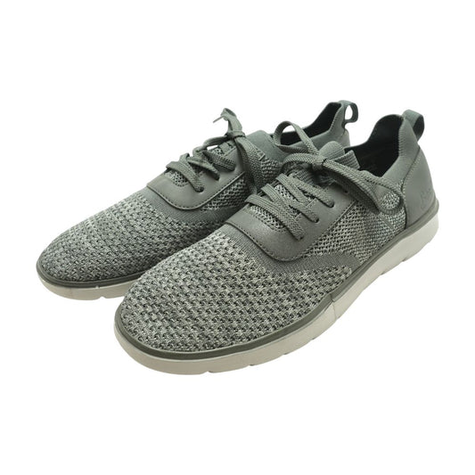 Gray Lace Up Casual Shoes