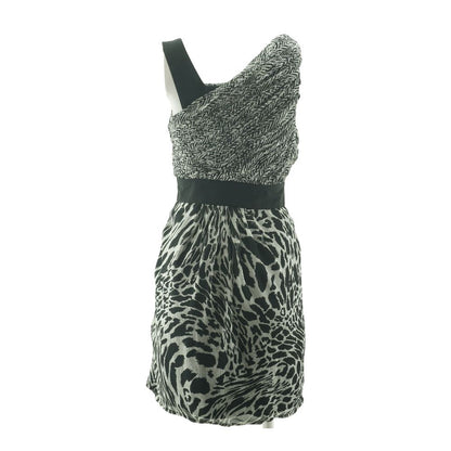 Black Animal Print Mini Dress