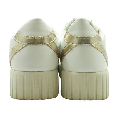 White Low Top Athletic Shoes