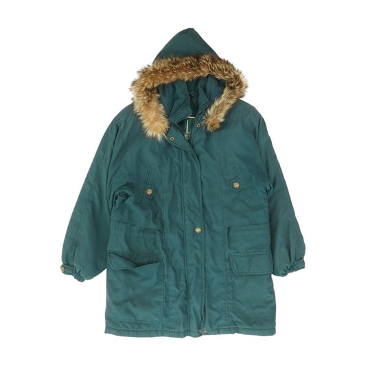 Green Puffer Coat