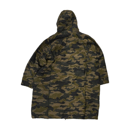 Green Plus Camo Puffer Coat