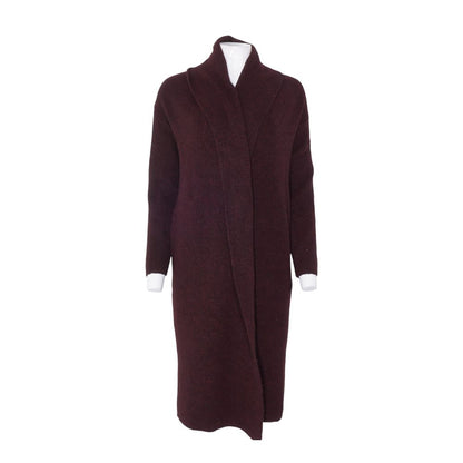 Burgundy Solid Robe