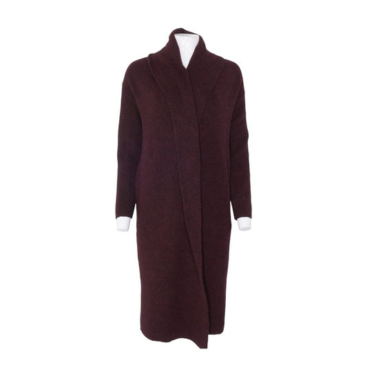 Burgundy Solid Robe