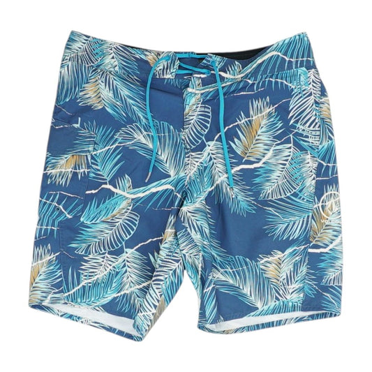 Blue Tropical Board Shorts