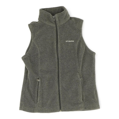 Charcoal Solid Fleece Vest