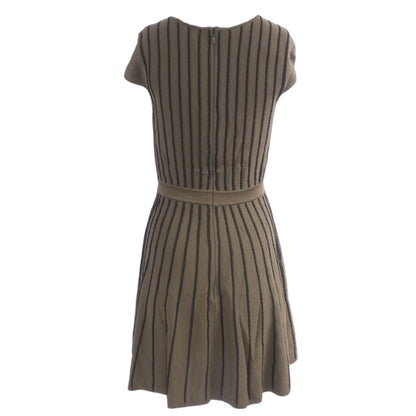 Green Striped Midi Dress