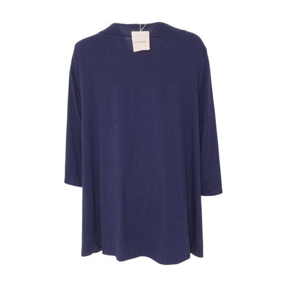 Navy Plus Cardigan Sweater