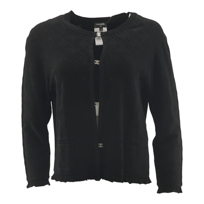 Diamond Closure Viscose Cardigan