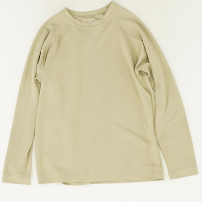 Brown Solid Active Pullover