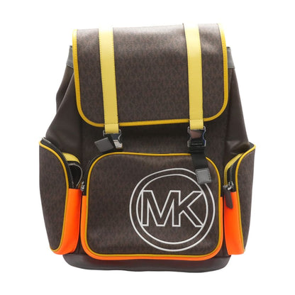 Cooper Logo and Color Block Faux Leather Backpack