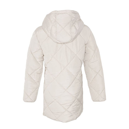 Tan Maternity Puffer Coat