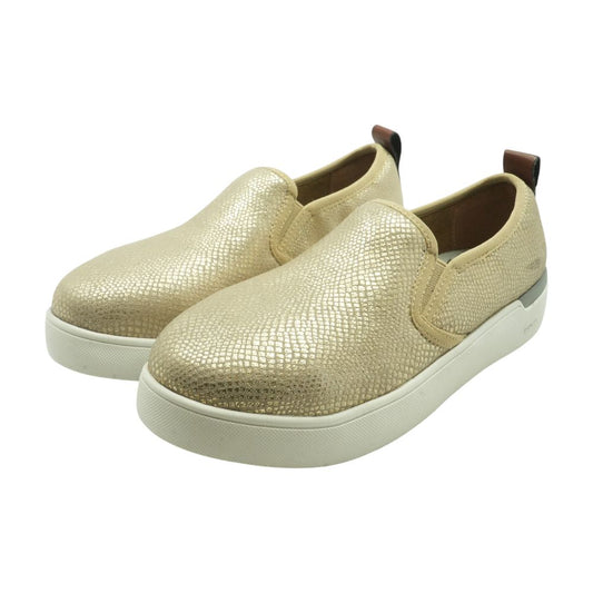 Parissa Gold Slip On Athletic Shoes Composite Toe