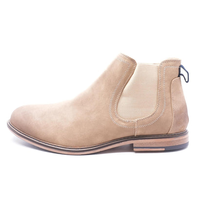 Colley Beige Suede Chelsea Boots