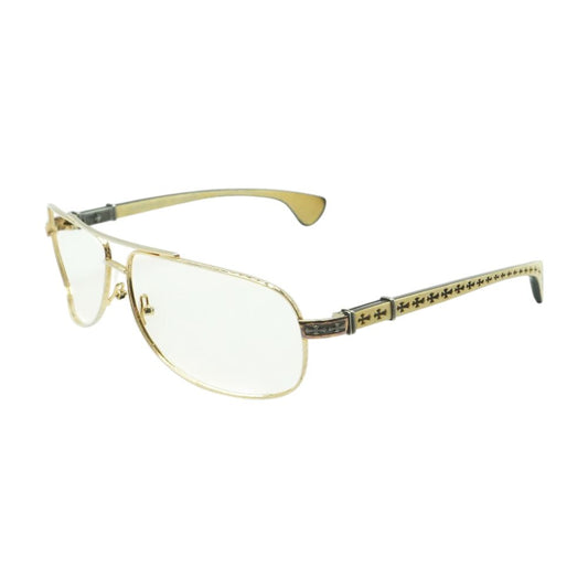 Gold The Beast II Oval Sunglass Frames