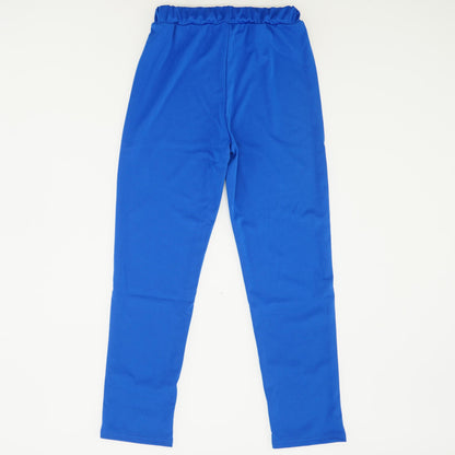 Blue Solid Pants Suit Pants